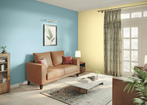 blue colour scheme for living room_JSW_paints