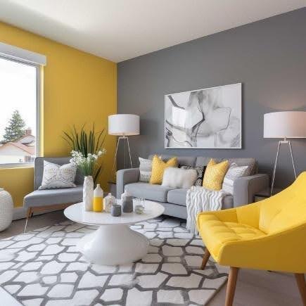 mustard_yellow_and_charcoal_gray_JSW_paints