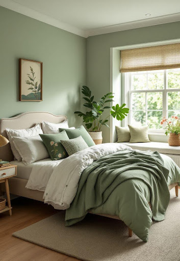 green_bedroom_wall_colours_JSW_paints